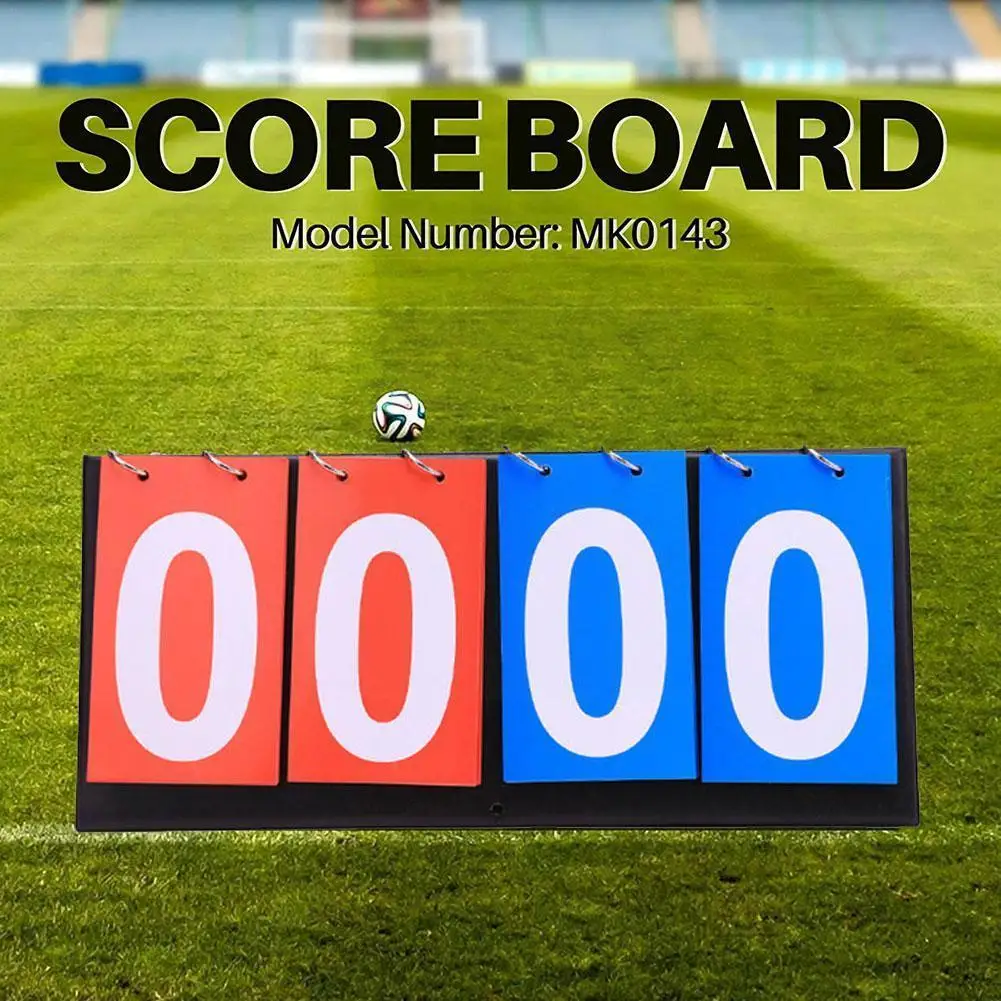 Multi Digits Scoreboard Score Flipper Portable Basketball Sports Coach Board Football Outdoor Badminton Scoreboard Tennis S M7X2 portable training 3 in 1 game volleyball badminton beach tennis net with carrying bag