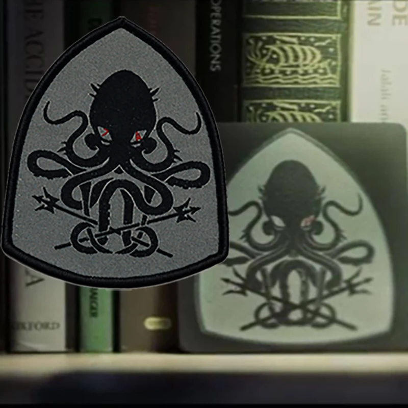 TSNK Embroidery Patch"SEAL TEAM/LIST/Octopus" Tactial Patch Badge 2