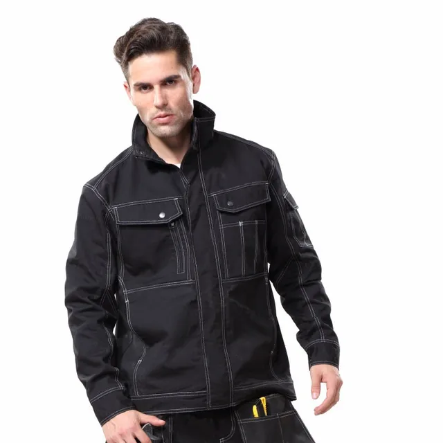 Men's Black Welding Work Jacket