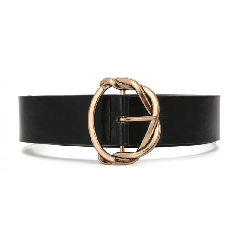 Black Leather Belt Gold Buckle | Womens Black Belt Gold Buckle ...