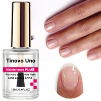 Tinovo Uno Clear Nail Hardener Maintenance Plus Normal Nail Strengthener Long Wear Shine Regular Lacquer Finish for Damaged Nail 1