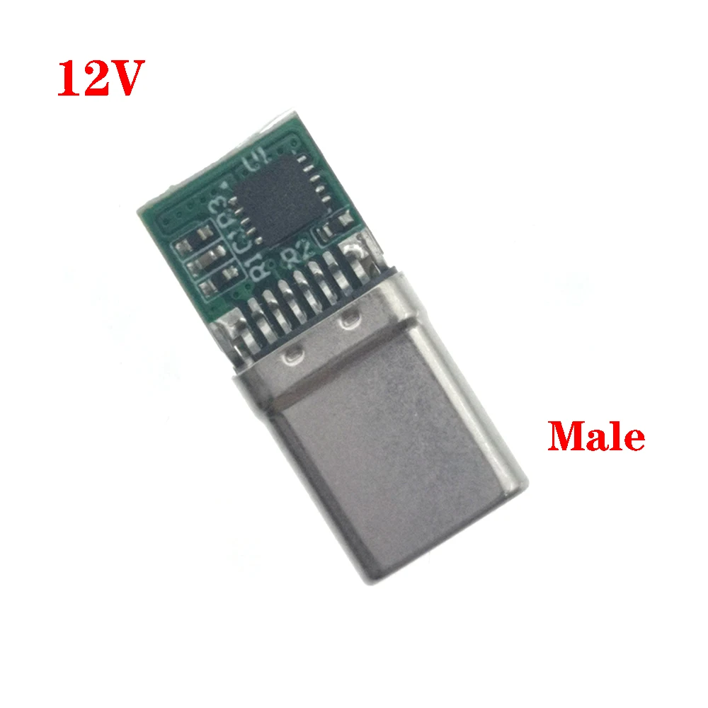 USB-C 3.1 Typ-C Stecker 5V 9V 12V 15V 20V Männlich-Weiblich-Adapter zum Löten von Kabeln PD-Trigger-Stecker Schnellladung – Detail 5