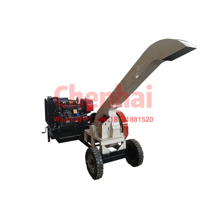 

China Factory Eco Friendly Engine Powered Wood Chipper Shredder, Tree Branch Chipping Machine