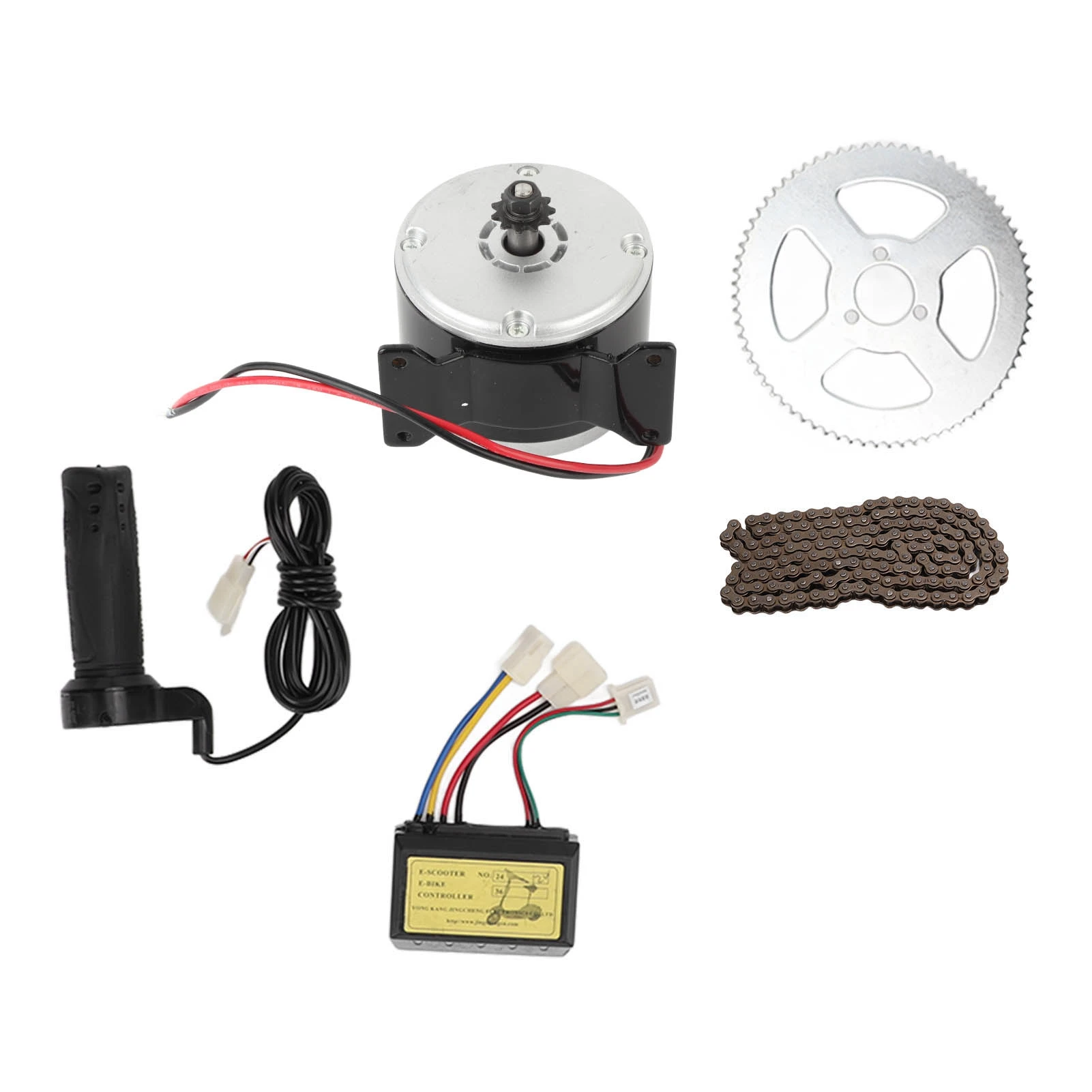 Kit motore per bicicletta elettrica 12V 250W 2750 giri/min Motoriduttore elettrico ad alta velocità con controller per moto - immagine 4
