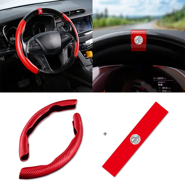 Car Interior Steering Wheel Cover Auto Emblem Sticker Decoration For MG ZS  GT GS HS 550 350 Hector Parts MG3 MG5 MG6 MG7 Gundam - AliExpress