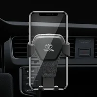 Car Phone Holder Air Vent G-Sensor Smartphone GPS Stand For Toyota Yaris Corolla Avensis Aygo Vitz Vios Yaris Mark-X Mirai 6