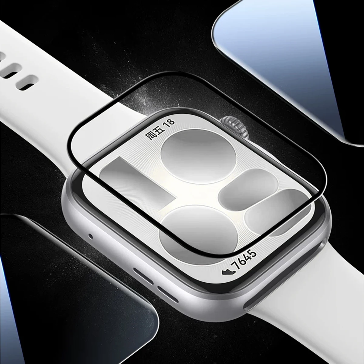 Ultra-HD 3D Curved Screen Protector for Smartwatches – Full Coverage Protective Film