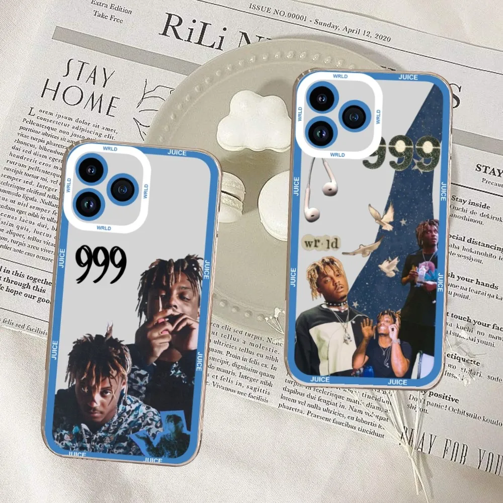 Custodia Per Telefono Hip Hop Singer Juice Wrld Per Samsung S20 S21 S22 S23 Ultra Plus Lite Guscio Trasparente