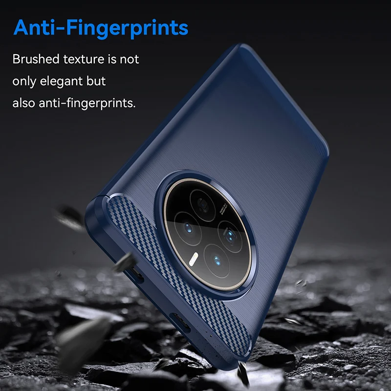 Premium Shockproof Carbon Fiber Phone Case with Silicone Protector Cover