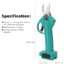 21V Cordless Electric Pruning Shears Pruning Garden Scissors Bonsai Tree Pruning Branches Battery Cutter Landscaping Garden Tool 3
