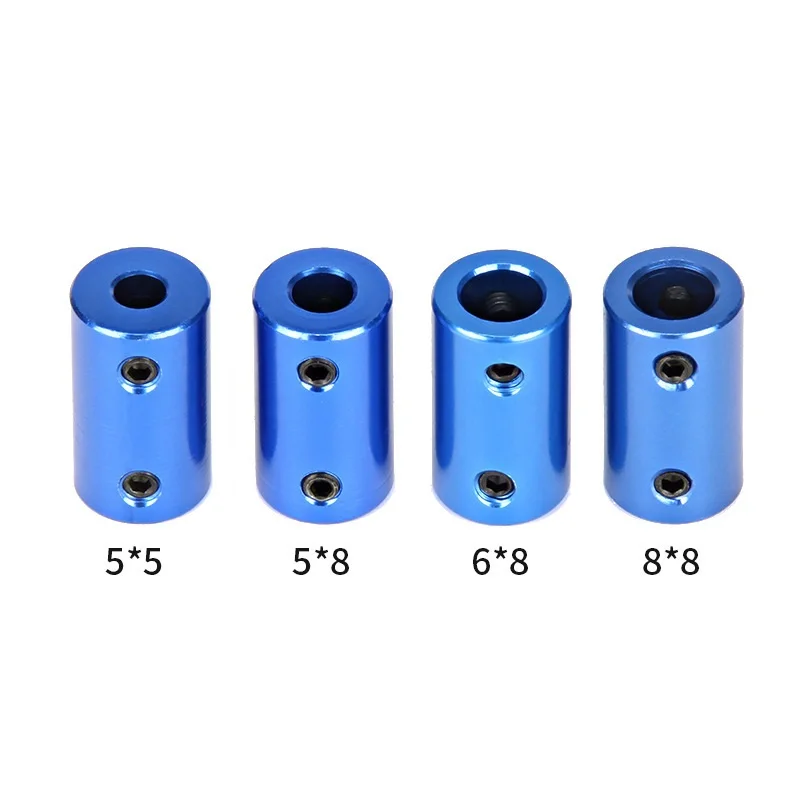 5mm 8mm Aluminum Alloy Coupling Bore 3D Printer Parts Blue Flexible Shaft Coupler Screw Stepper Motor Flexible Shaft Coupler 3d printer accessory 5x8mm coupler cnc aluminium alloy z axis stepper motor flexible shaft coupling for t8 lead screw