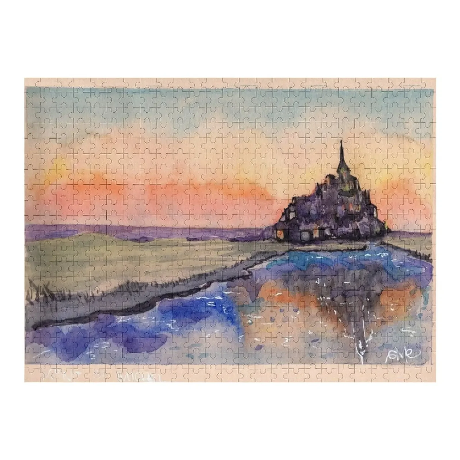 Le Mont Saint-Michel Jigsaw Puzzle Personalised Toys Children Puzzle