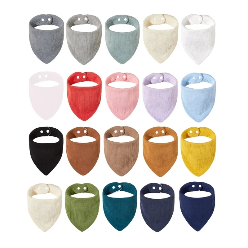 

Baby Bandana Drool Bibs for Drooling & Teething Eating Cotton Bibs for Newborn