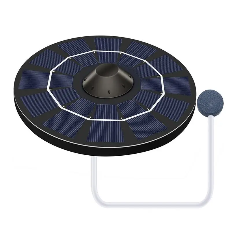 

Aquarium Air Pump Oxygenator Fish Tank Oxygenator Outdoor Pool Pond Air Oxygen Pump Air Bubble For Fish Tank No Noise Solar Pond