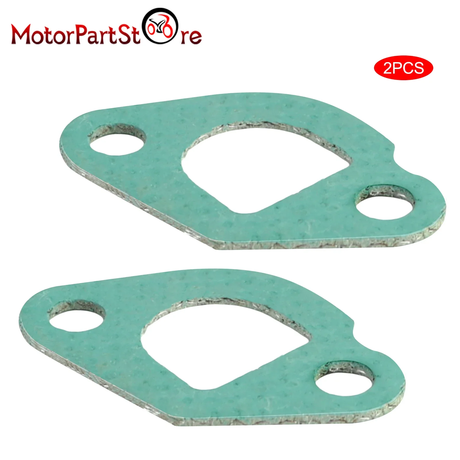 2pcs Muffler Exhaust Gasket for Honda GX110 GX120 GX160 GX200 5.5HP 6.5HP Engines 16212-ZE0-800 Lawn Mowers Parts Accessories exhaust gasket