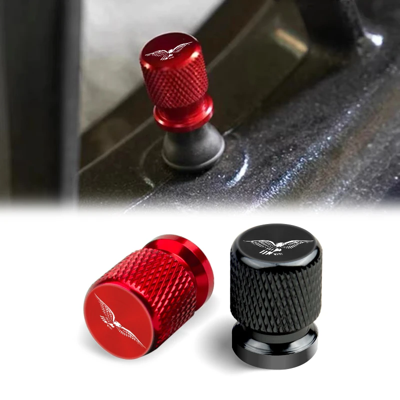 2 Stück Motorradzubehör für Moto Guzzi V85tt V100 Mandello V7 Stein V85 V8S TT Metallreifenventil Air Port Stem Cover Caps – Detail 15