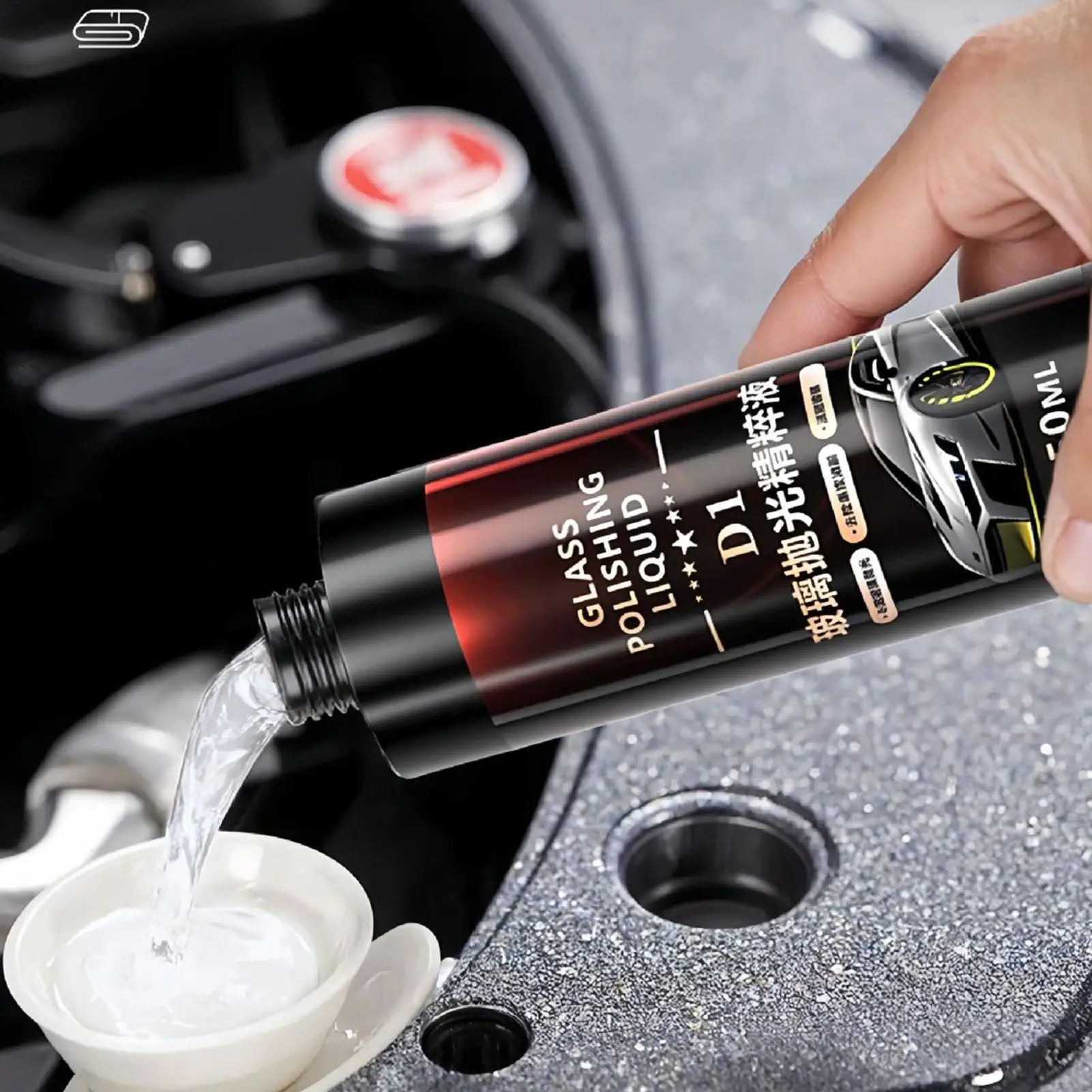 Car Glass Polishing Liquid Windshield Scratch Remover Long-Lasting Polish Cleaner Window Oil Film Remover Cleaning Agent