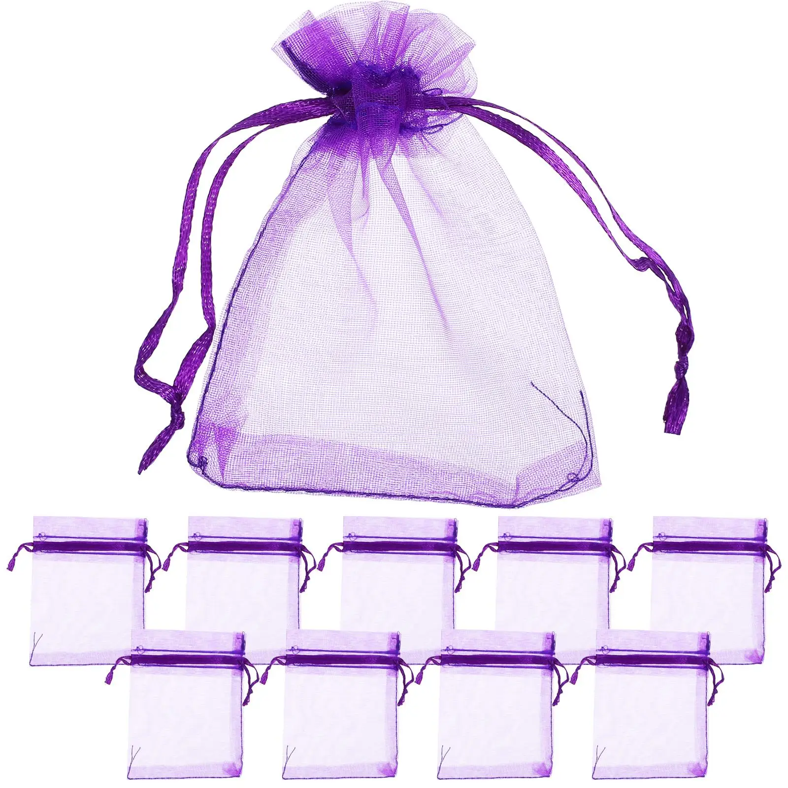 100 Pcs Drawstring Bag Sachet Empty Bags for Lavender Perfume Sachets Drawers Small