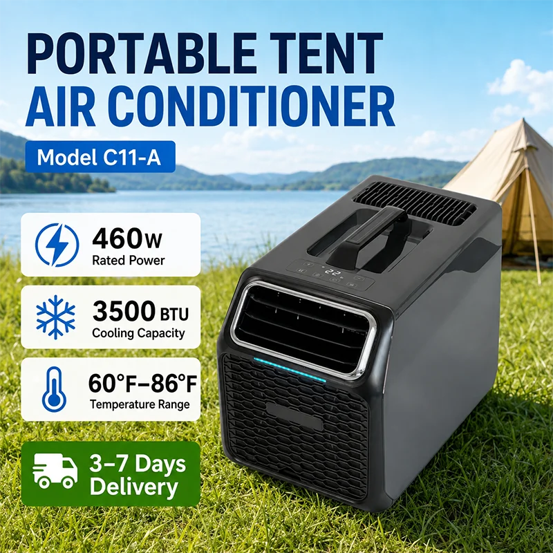 KOW60A C11-A Climatiseur de tente portable 3500 BTU 460W Unité de climatisation compacte pour camping avec 60 ° F-86 ° F Refroidissement rapide à température réglable pour tente, camping-car, caravane, camping, camping-car, glamping d'été en plein air 1 KOW60A C11-A Climatiseur de tente portable 3500 BTU 460W Unité de climatisation compacte pour camping avec 60 ° F-86 ° F Refroidissement rapide à température réglable pour tente, camping-car, caravane, camping, camping-car, glamping d'été en plein air 1