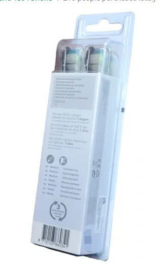 8x  head Tips Head Tip  For Philips HX6068 Sonicare W2 Electric Toothbrush Head Brush Heads 3