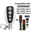 4 Channel Green and Orange Garage Door Remote Control Key for SOMMER TX03-434-4-XP 434,42MHz Gate Transmitter controller 1