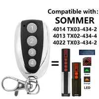 4 Channel Green and Orange Garage Door Remote Control Key for SOMMER TX03-434-4-XP 434,42MHz Gate Transmitter controller 1