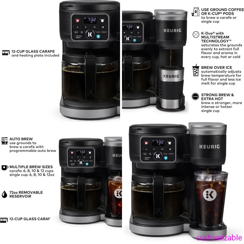 12 volt 12 cup coffee maker Cuisinart 12-Cup Coffee Center 2-in-1 Coffeemaker main image 1