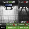 Solar Lights Outdoor with 3 Modes Motion Sensor Super Bright Wall Lamp IP65 Waterproof Street Light for Garden Yard Path Garage 4
