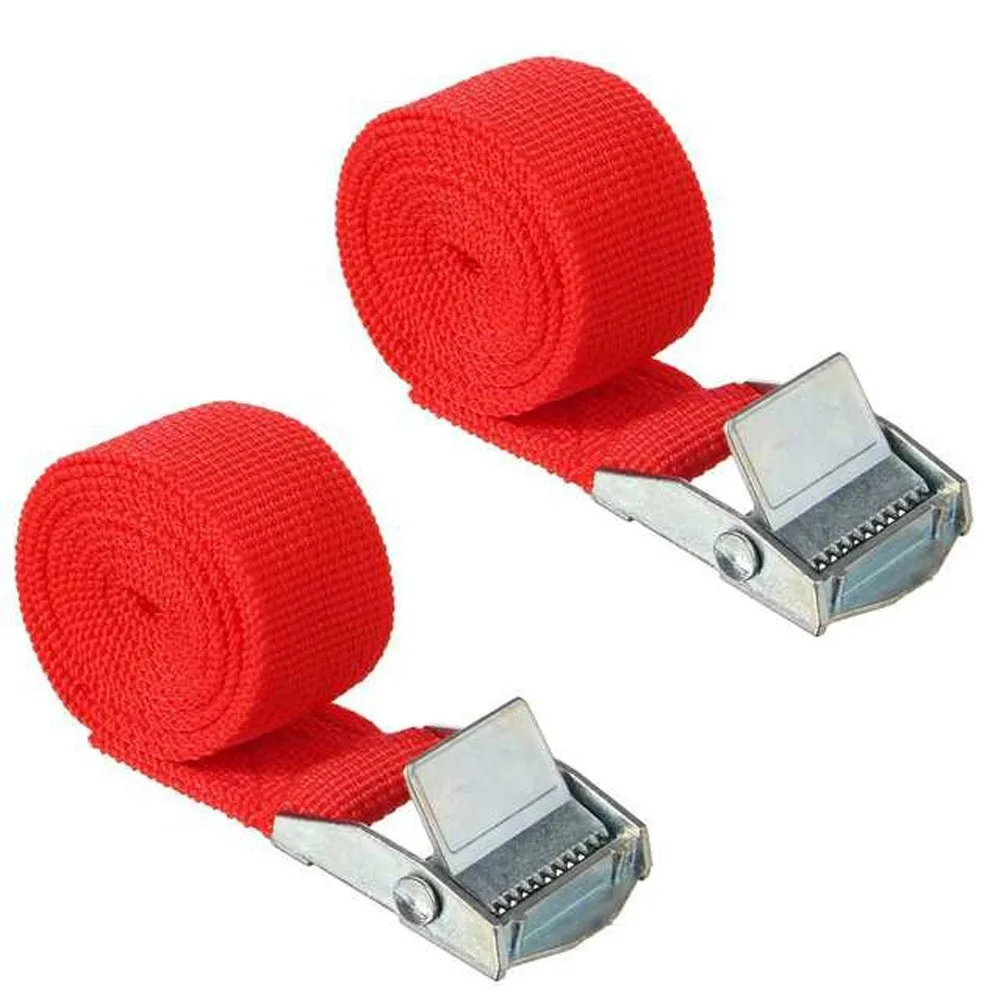 

Brand New Lashing Strap Cargo Lashing Strap Zinc Alloy+Nylon 1 Mx25mm 2 Pcs Durable For Cars For Goods Movement