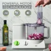 12 Cup Food Processor Ultra Quiet Powerful motor, includes 7 Attachment Blades + Chopper and Citrus Juicer , Made i 3