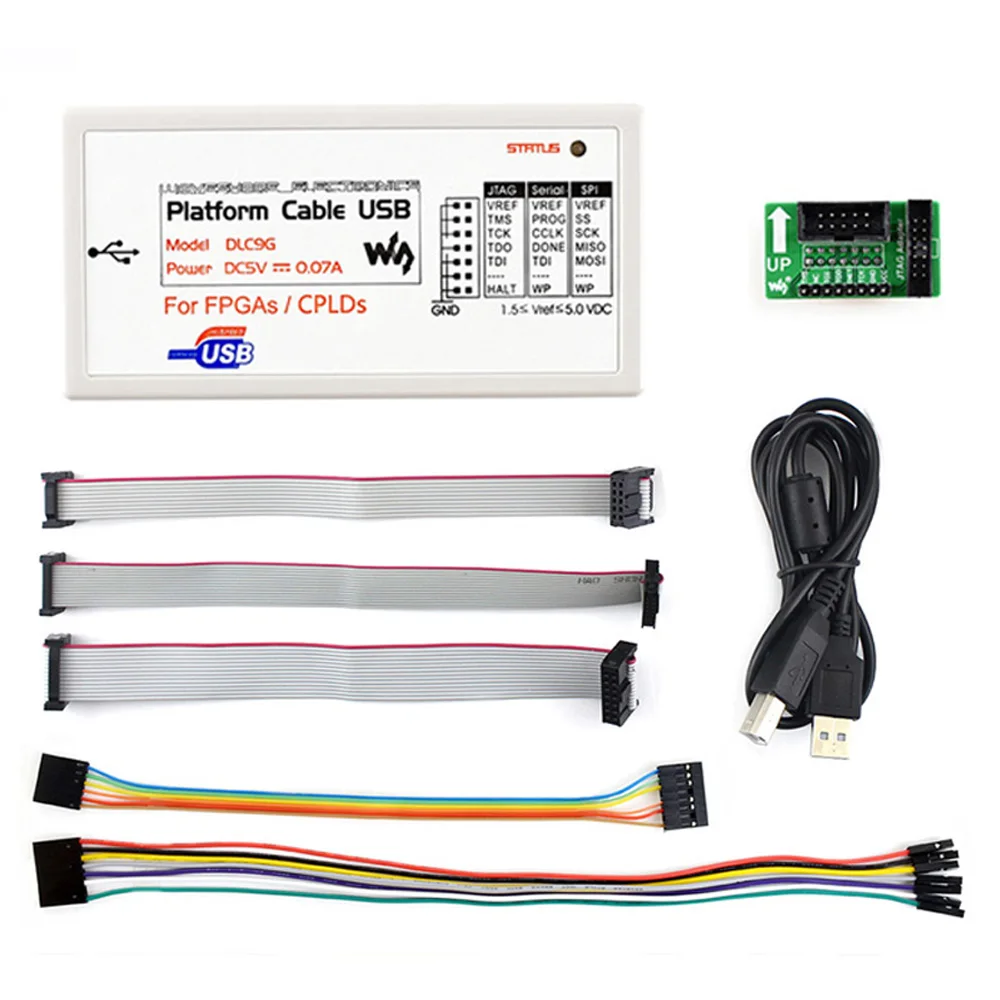 

Platform Cable USB FPGA CPLD Programmer Download Line Debugger with USB Cable for Xilinx Devices Support Xilinx ISE