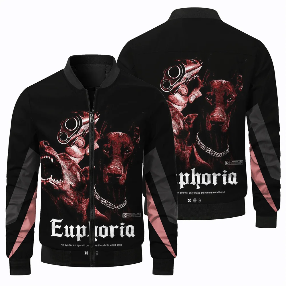 thumbnail image 1 of Chaqueta de invierno para hombre, ropa de abrigo, estampado de calavera en llamas en 3D, chaqueta para hombre, cortavientos, camisetas deportivas para exteriores, ropa informal para hombre, 1 of 5