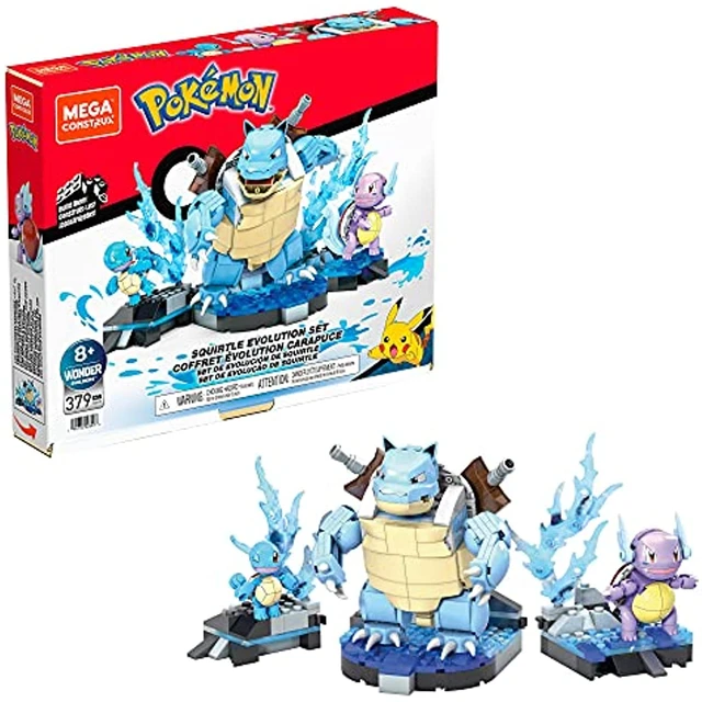 MEGA Pokemon Building Toy Kit Bulbasaur Set with 3 Action Figures