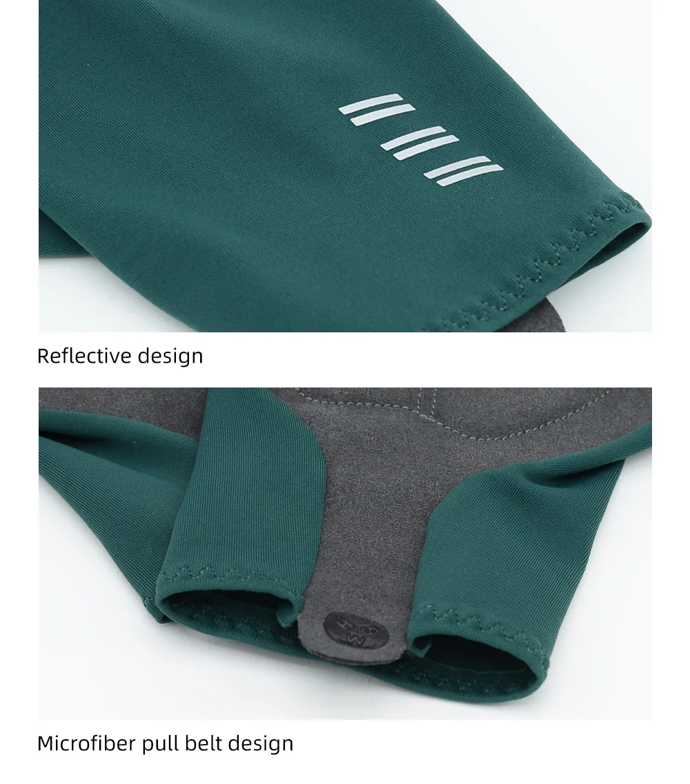 HISERWA Radfahren Handschuhe Männer Frauen Halb Finger Anti Slip Shock Pad Fahrrad Handschuhe Atmungsaktive MTB Road Fahrrad Reiten Radfahren Handschuhe – Detail 8