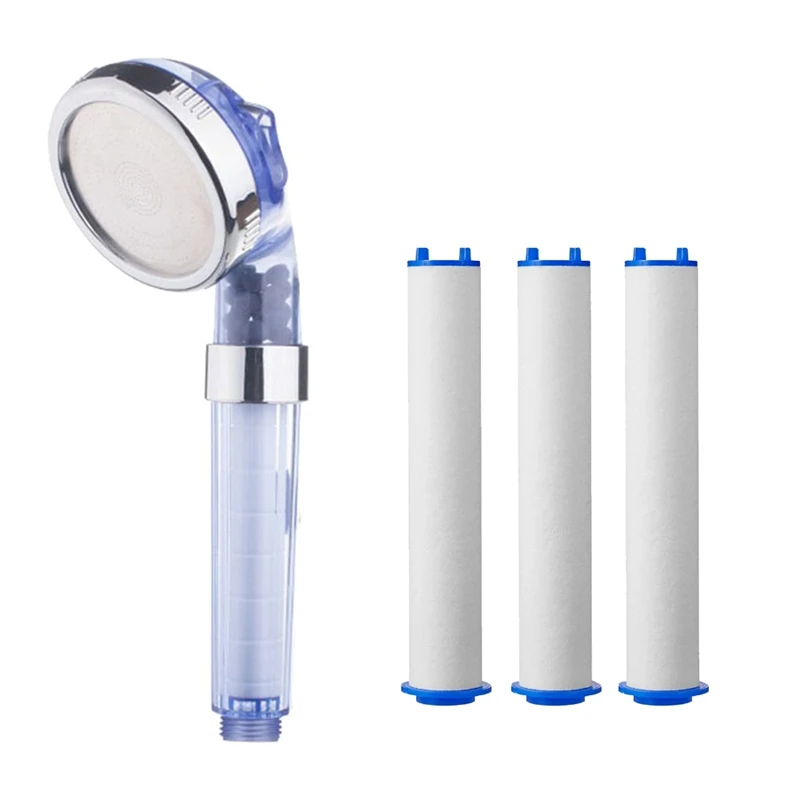 High Quality Residual Removal PP Sediment Cartridge Filtered Shower Head Filter Pure Shower 3