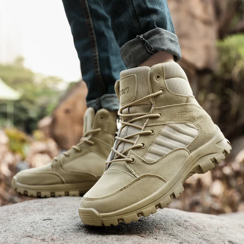 

High Quality Tenis Masculino Designers Hiking Shoes Men Non-slip Wear Resistant Climbing Men's Sneakers Outdoor Walking Shoes