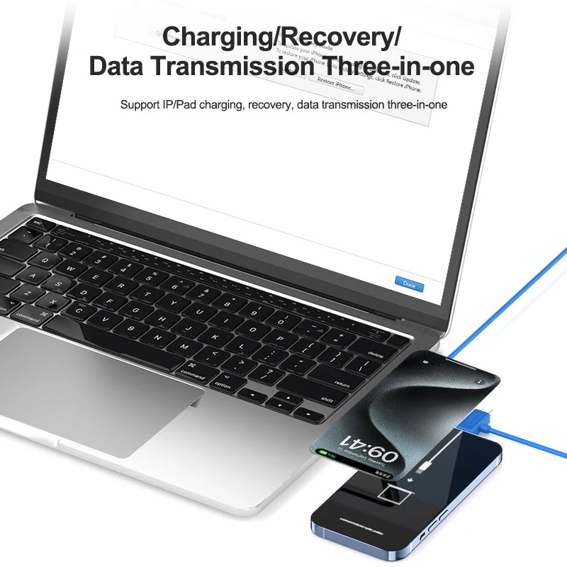 ISoft 듀얼 인터페이스 데이터 복구 복구 케이블, IP 패드 풀 시리즈, 자동 깜박임 및 데이터 변속기 라인, IS-006