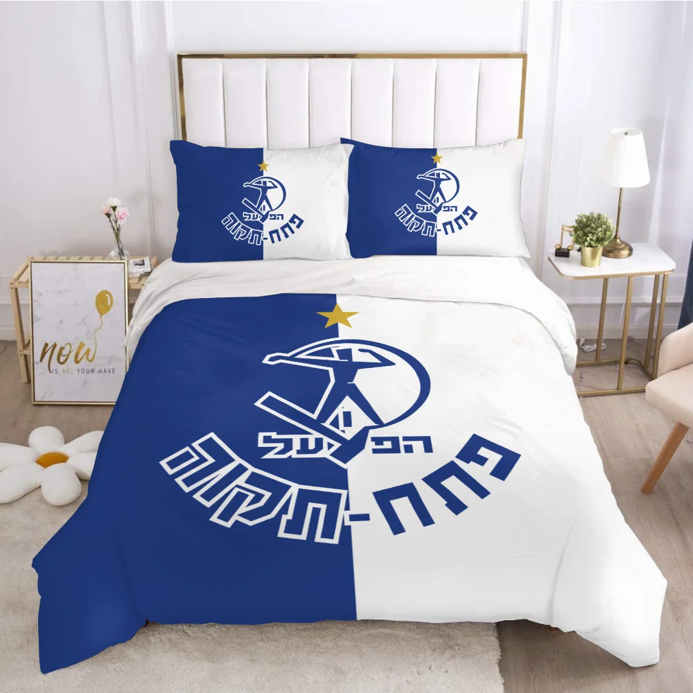 3D Printed Hapoel Petah Tikva Bedding Set Duvet Cover Bedroom Comforter Single Twin King ​Size Quilt Cover Home Textile 2/3PCS 2