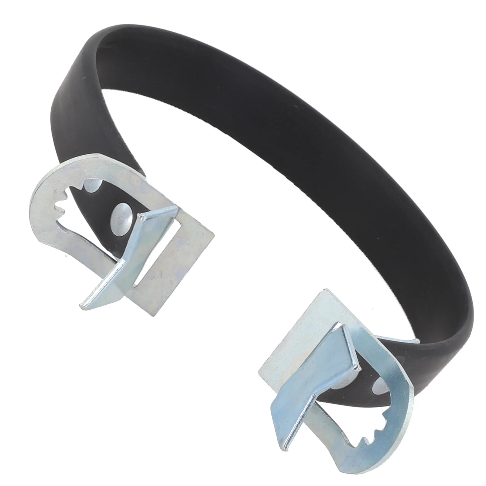 Heavy Duty 14-Inch Metal and Rubber Battery Carrier Strap with Side Lift Design