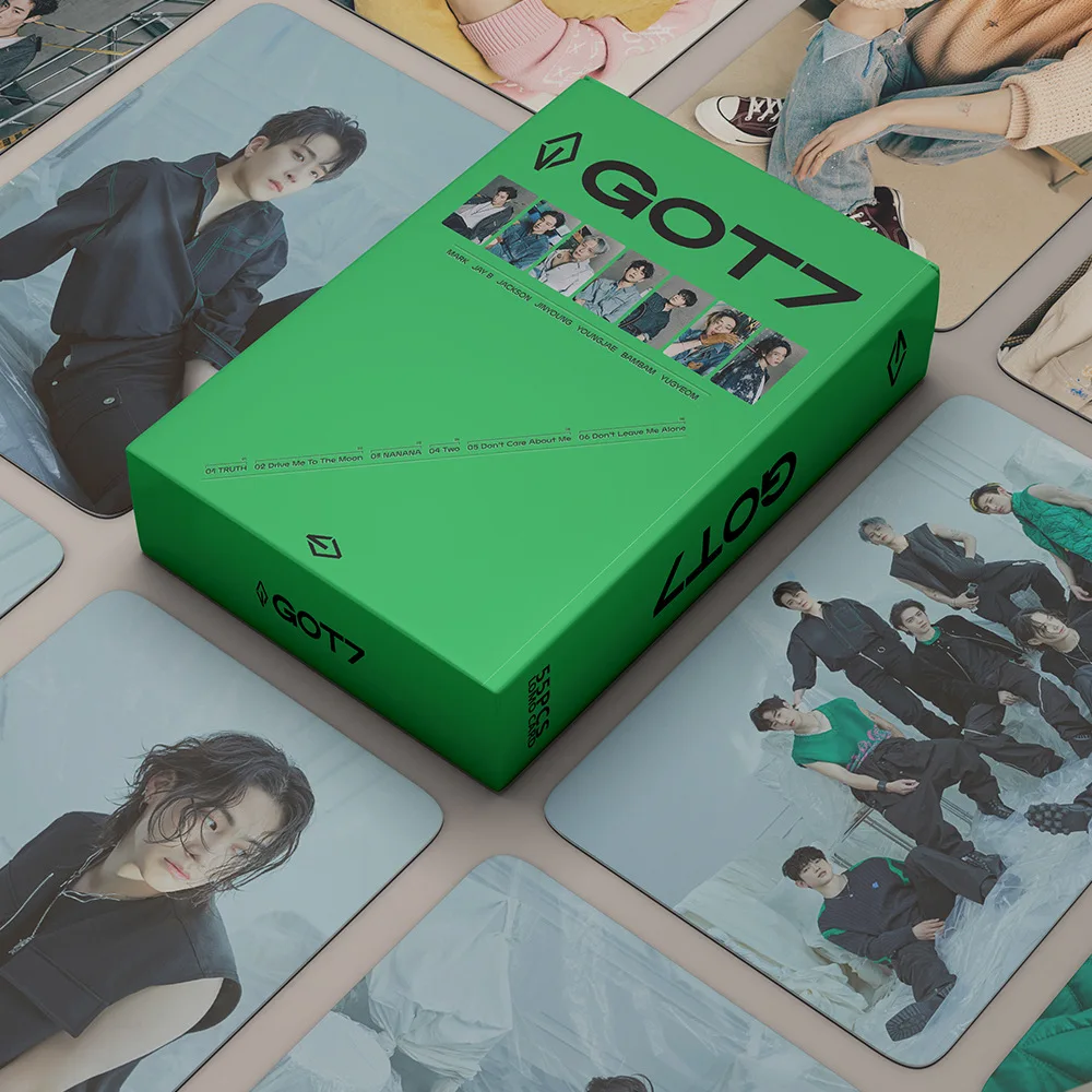 

55pcs/set Kpop GOT7 Lomo Cards New Photo Album GOT7 Is Our Name Double-side Print Photocards High Quality