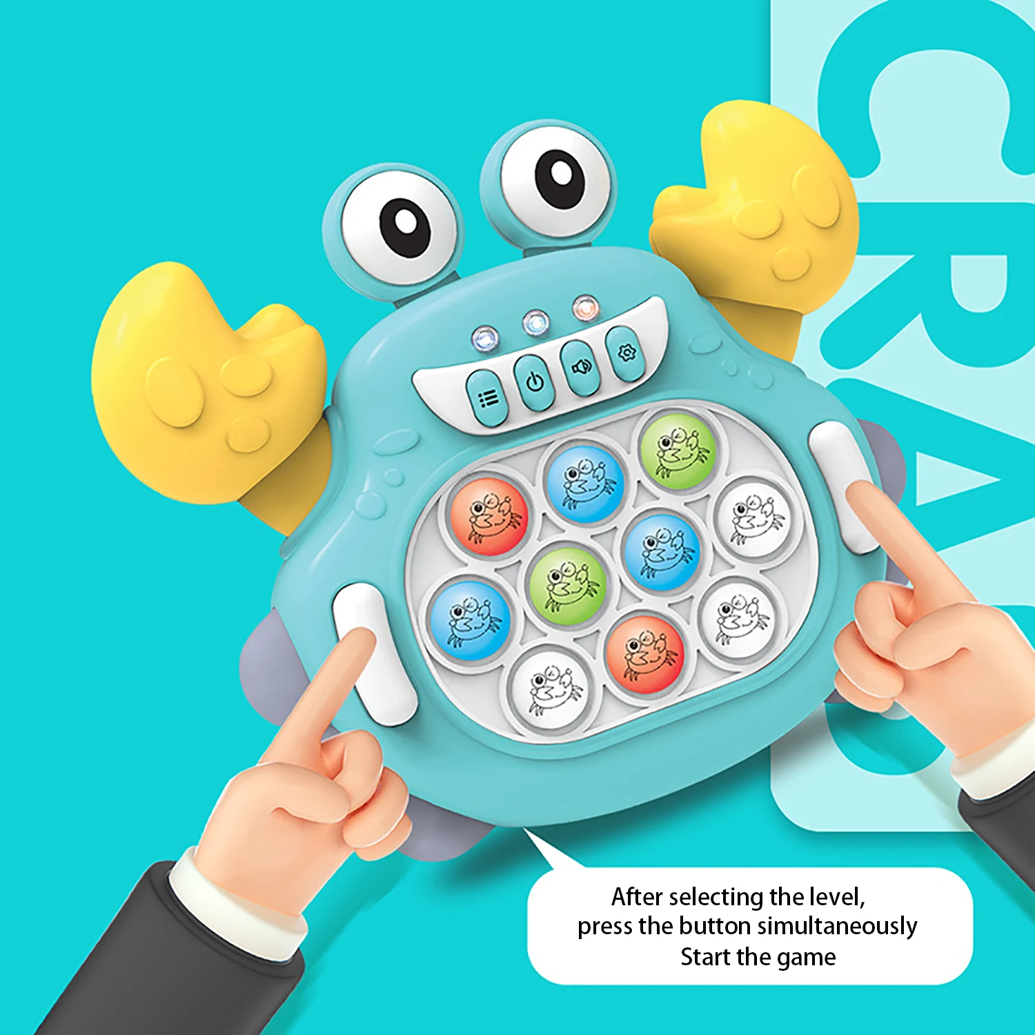 Children's puzzle push game console, level clearing and decompression toy, floor mouse game 6