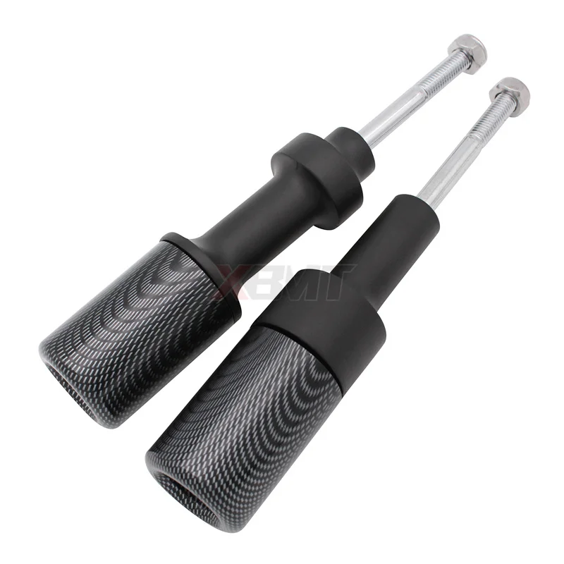 Motorcycle Black/Carbon No Cut Frame Sliders Crash Falling Protection For Kawasaki Z1000 Z 1000 2003 2004 2005 2006