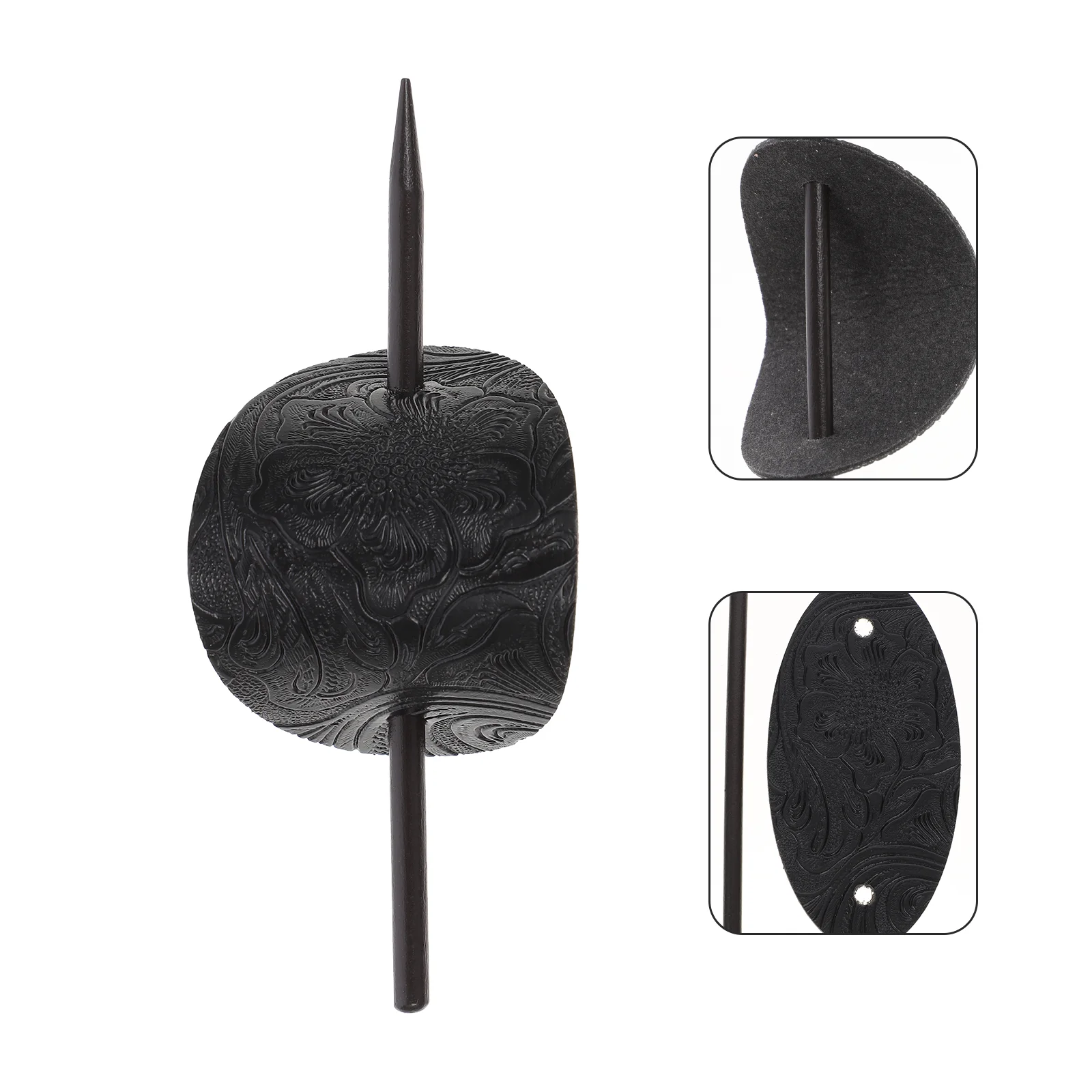 

3pcs Hair Barrette with Stick Hair Stick Clip Women Ponytail Holder Pin