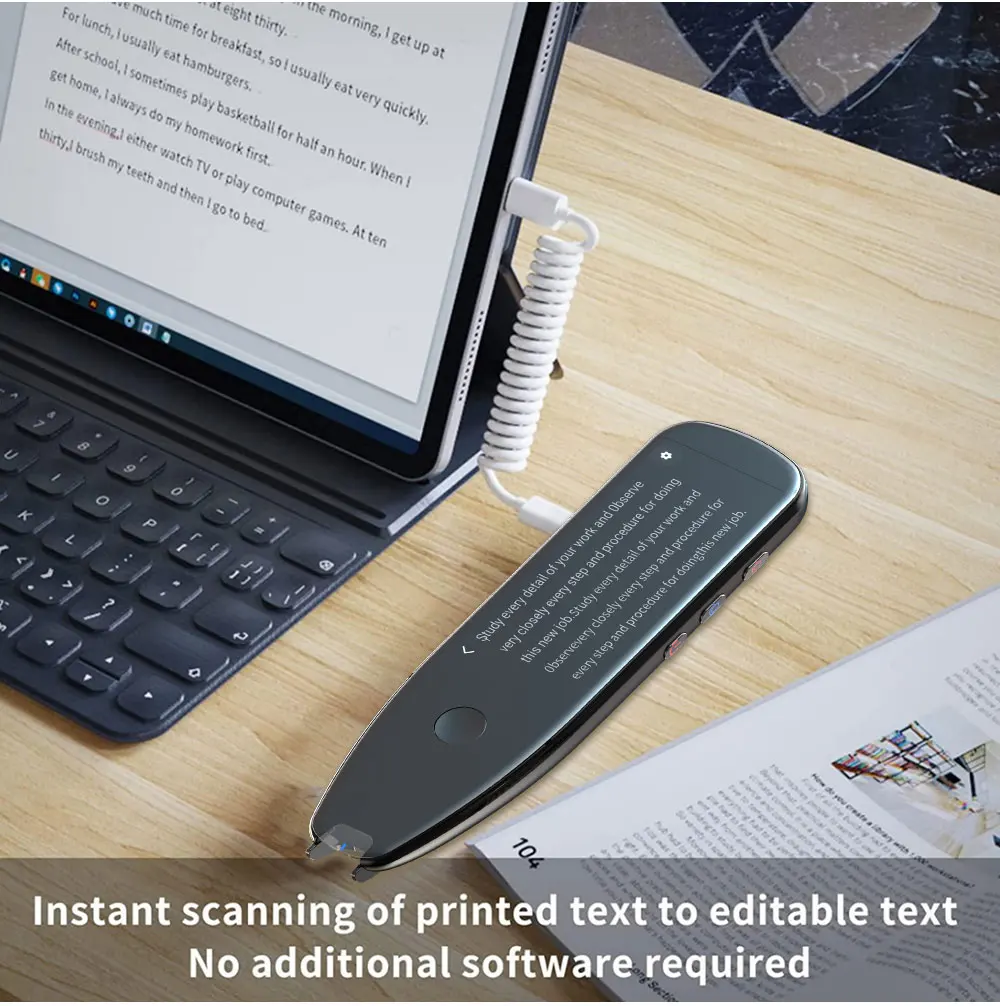 Smart Multi-function Language Translation Pen Text Scan Translator For Language learning English Study X5 Pro translation machine