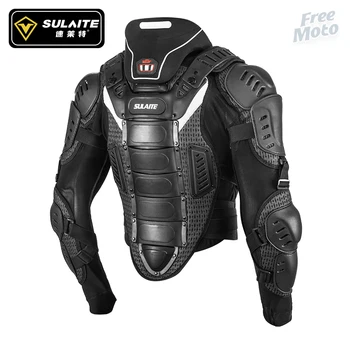 SULAITE Motorcycle Bionic Armor Adult Protective Gear Riding Armor Protector Snowboard Ski Skate Motocross Chest Back