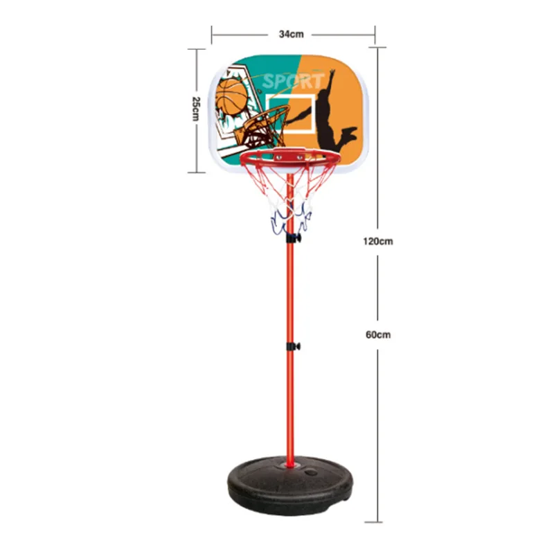 Children's Basketball Stand Adjustable Golf Football Indoor Sports Basketball Hoop Boxing Educational Toys Wholesale