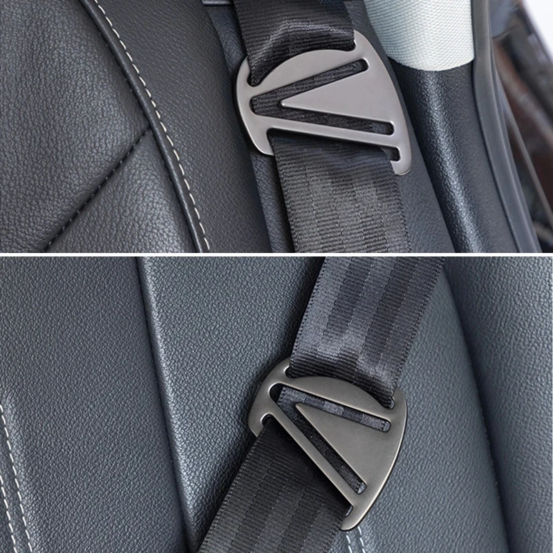 Safety Seat Belt Adjuster Anti-Neck Belt Positioner Stopper Shoulder Guard Buckle Kids Safety Seat Belt Cover Car Accessories