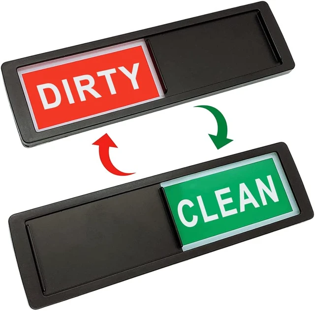 Dishwasher Magnet Clean Dirty Sign Non-Scratching Strong Magnet 2  Double-sided Dirty Clean Dishwasher Magnet Cover - AliExpress