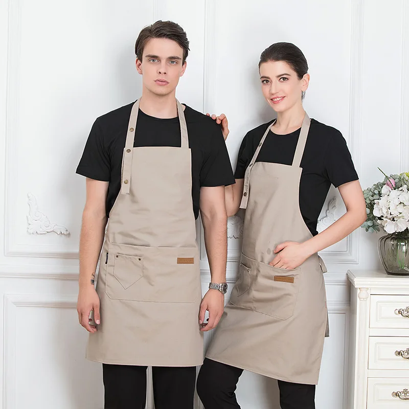 NLUS Paquete De 2 Delantales De Cocina Impermeables, Delantal De