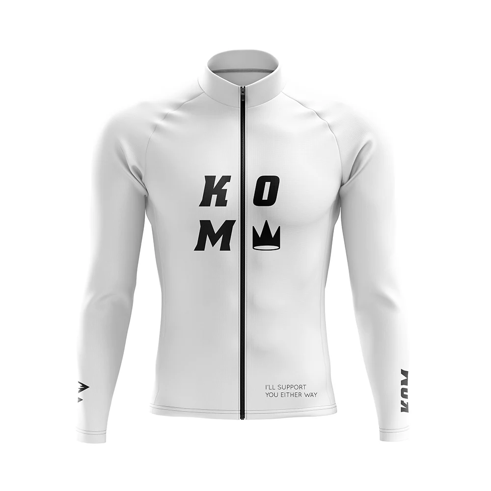 New Tops Kom Sportwear Winter Maillot Cycling Long Sleeve Jackets Bicycle Thermal Fleece Jerseys Ciclismo Mtb Warm Clothing